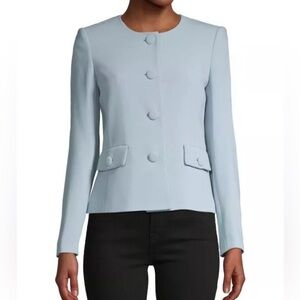 Karl Lagerfeld Paris Women’s Light Blue Jacket - Size 2